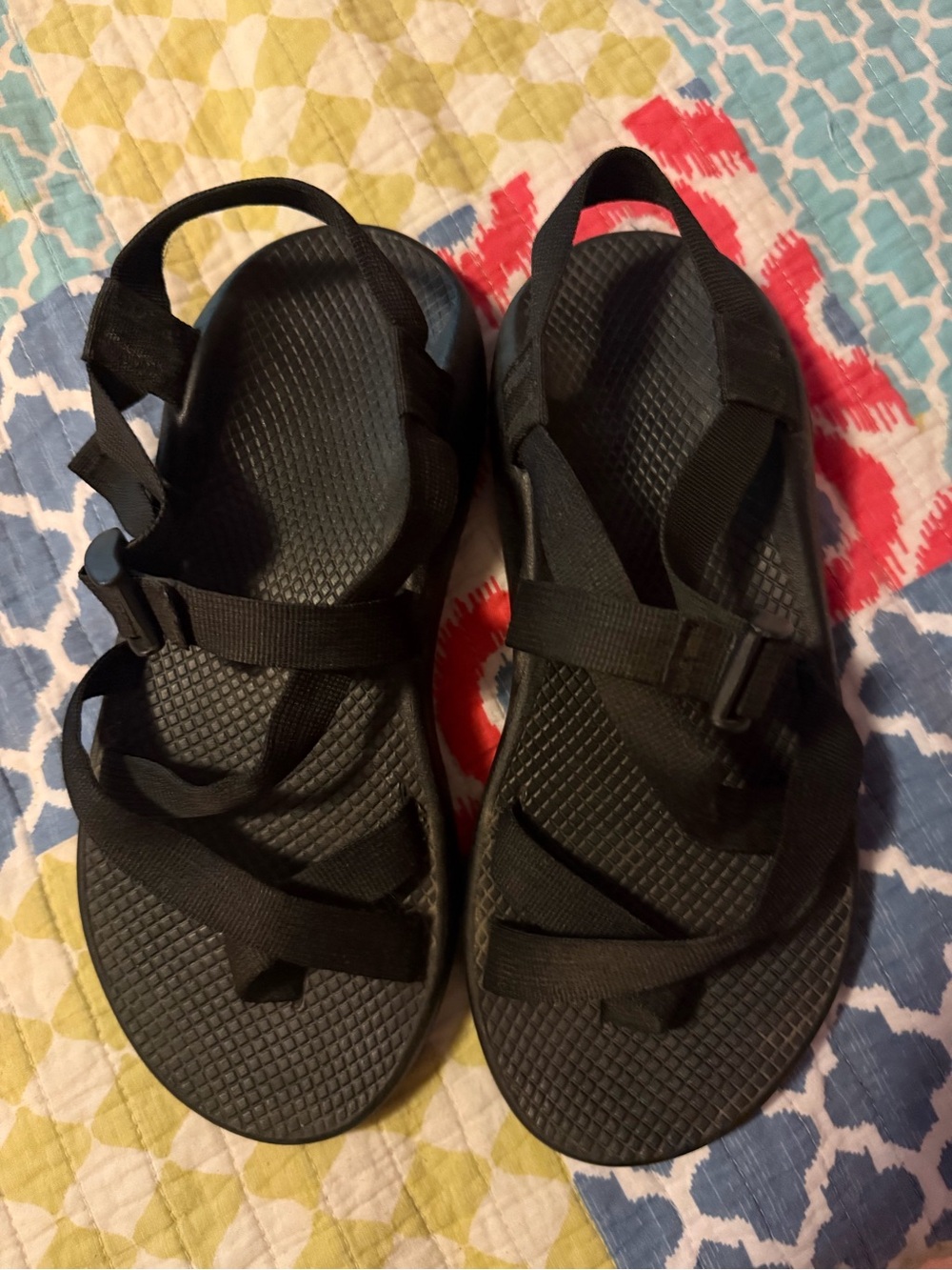 Chaco’s men’  Black Sport Strap Sandals sz 10